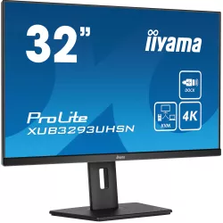 Écran Iiyama XUB3293UHSN-B5 31,5" 4K USB-C 65W