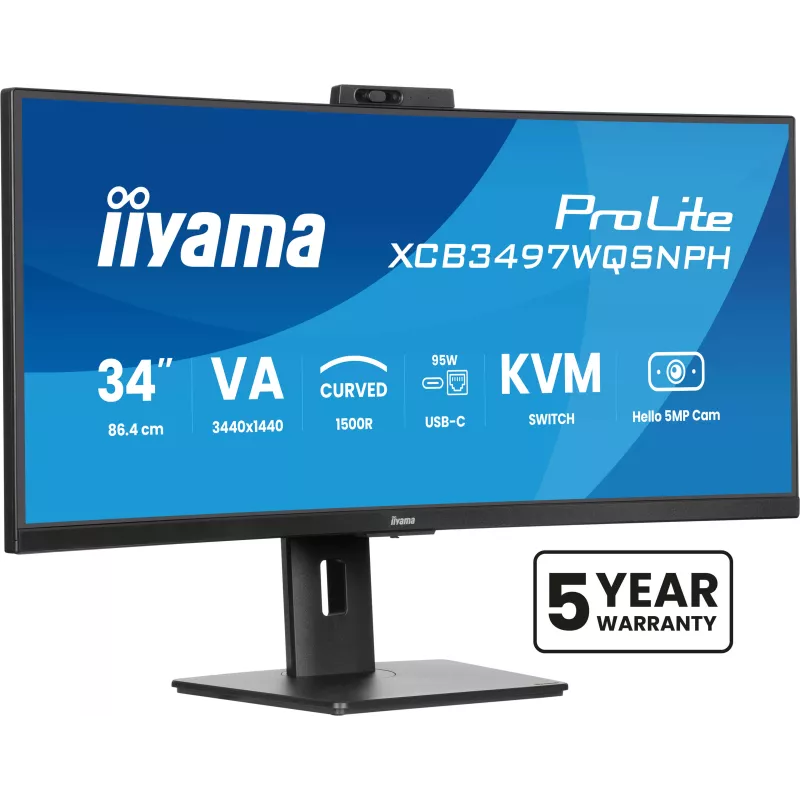 Écran Iiyama XCB3497WQSNPH-B1 34" UWQHD 120Hz