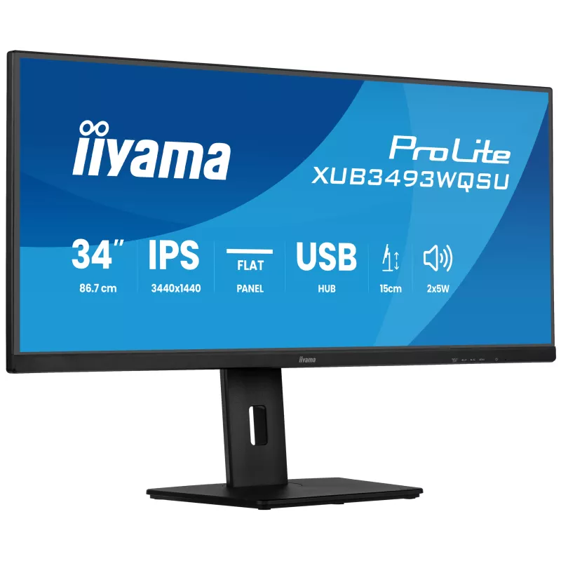 Moniteur Iiyama XUB3493WQSU-B6 34" UWQHD 120Hz
