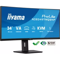 Moniteur Iiyama XCB3497WQSNP-B1 34" UWQHD 120Hz