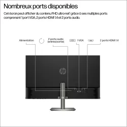 Moniteur HP 527da B11W6AT 27" FHD IPS 100Hz