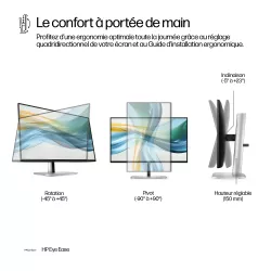 Moniteur HP 524pu 23,8" FHD USB-C