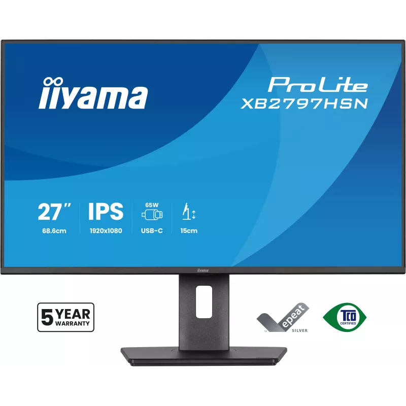 Écran iiyama ProLite XB2797HSN-B1 27" IPS FHD 100Hz