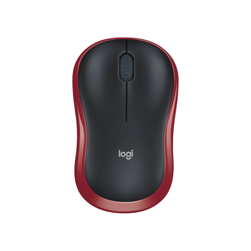 Souris Logitech Wireless Mouse M185 Rouge