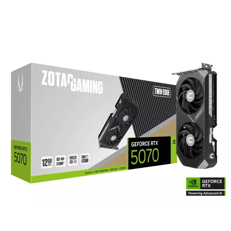 Carte graphique ZOTAC RTX 5070 Twin Edge 12 Go