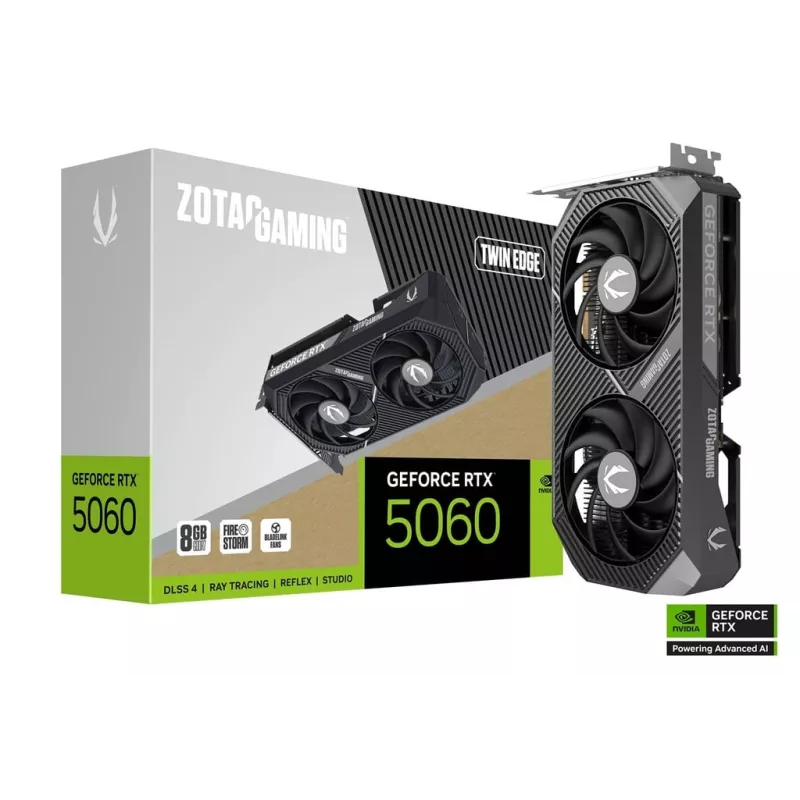 Carte graphique Zotac RTX 5060 TwinEdge 8 Go GDDR7