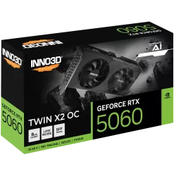 Carte graphique Inno3D RTX 5060 Twin X2 OC V2 8 Go