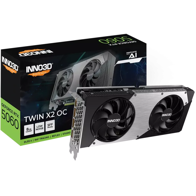 Carte graphique INNO3D RTX 5060 Twin X2 OC 8 Go