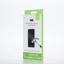 Protection écran WE WE009REALME9 verre trempé
