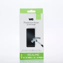 Protection écran WE WE009REALME9 verre trempé