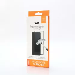 Verre trempé We Xiaomi Redmi Note 14 Pro 5G Noir