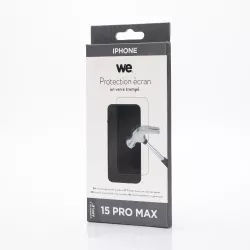 Verre trempé We iPhone 15 Pro Max