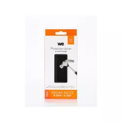 Verre trempé WE Redmi Note 8 Noir