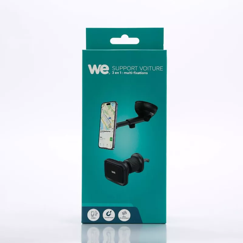 Support voiture WE WESUPVOITMAG3EN1 aimanté