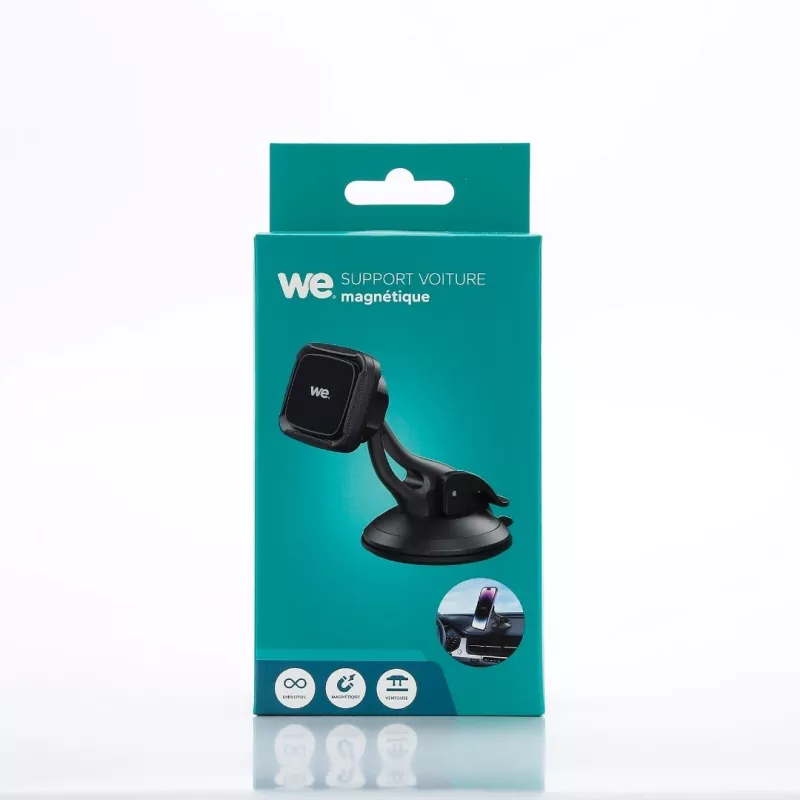 Support voiture WE SUPVOITMAGTAB ventouse aimanté