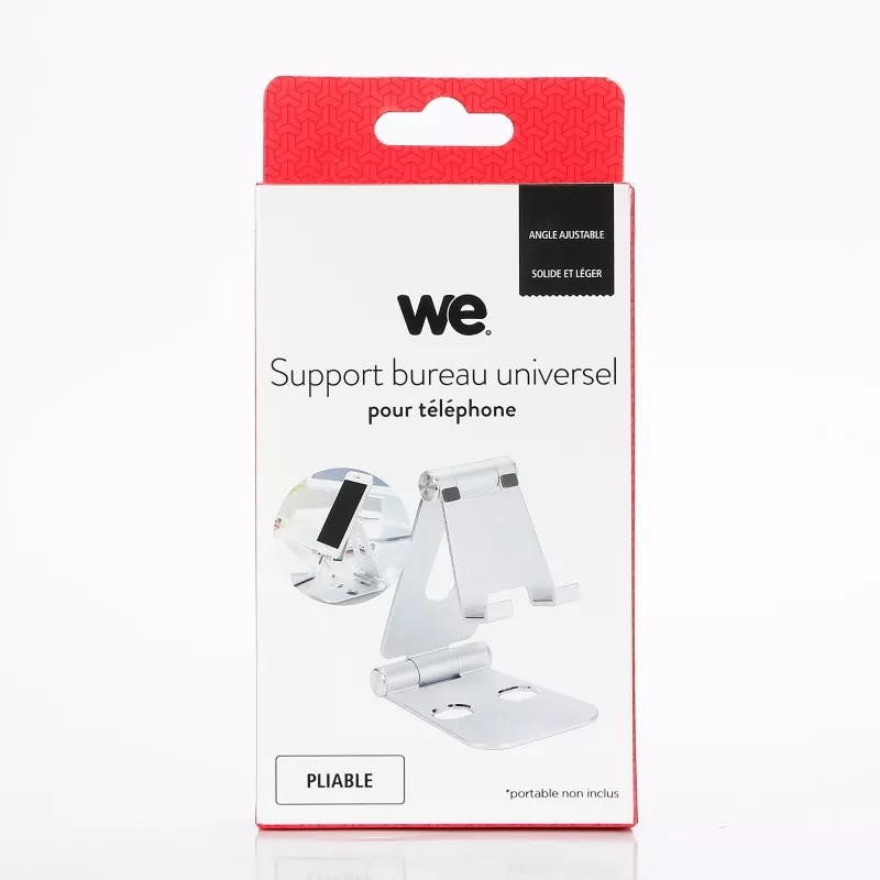 Support universel WE WESUPTELALU aluminium pliable