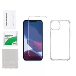Pack WEBUNDLETPUI14 verre trempé + coque iPhone14