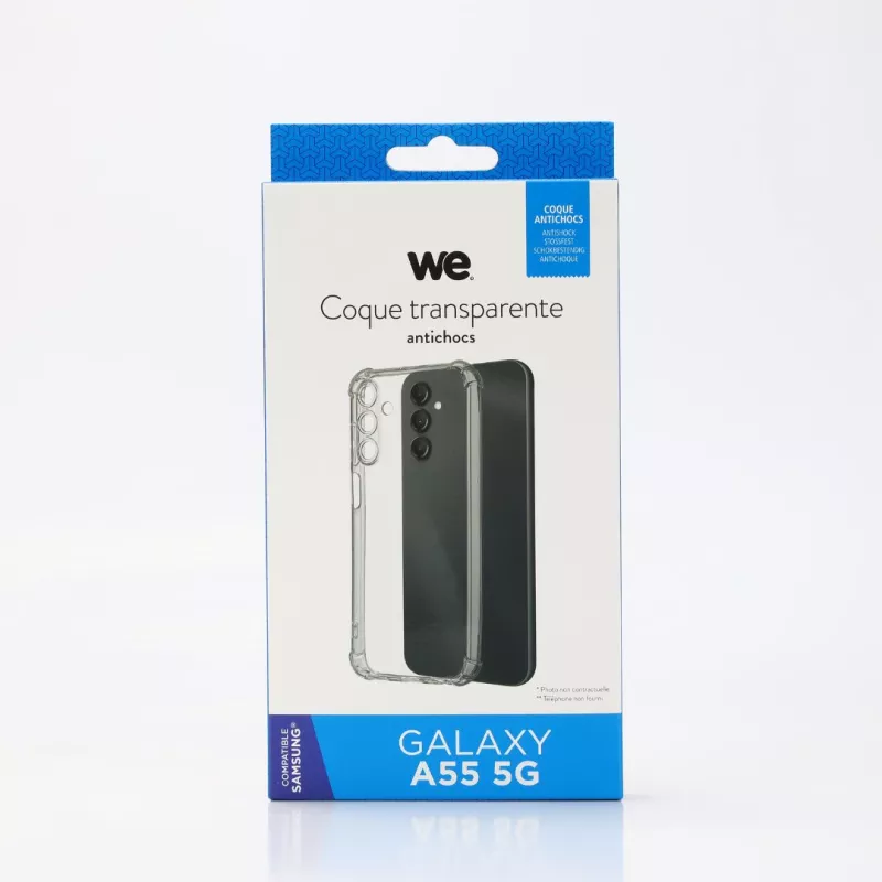 Coque TPU WE Samsung Galaxy A55 5G Transparent