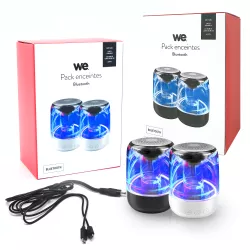 Pack 2 enceintes Bluetooth WE WEENCTWS2PN TWS 5W