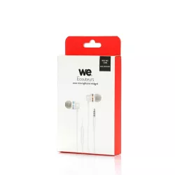 Écouteurs WE WEINTRAMICBL2 micro 3,5mm