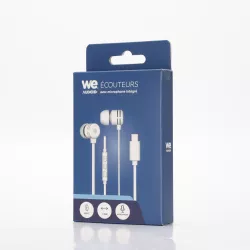 Écouteurs We WEINTRAMICUSBCBL3 USB-C micro 1,20 m