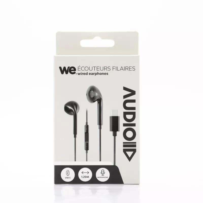 Écouteurs filaires WE WEINTRAMICUSBCN USB-C 1,20 m