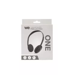 Casque filaire WE ONE jack Noir