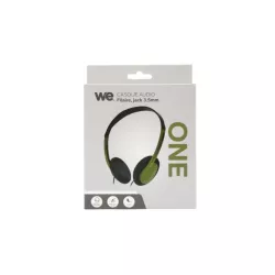Casque filaire We ONE 1,2 m jack noir/vert
