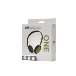Casque filaire We ONE 1,2 m jack noir/vert