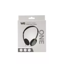 Casque filaire WE ONE 1,2 m jack noir/gris