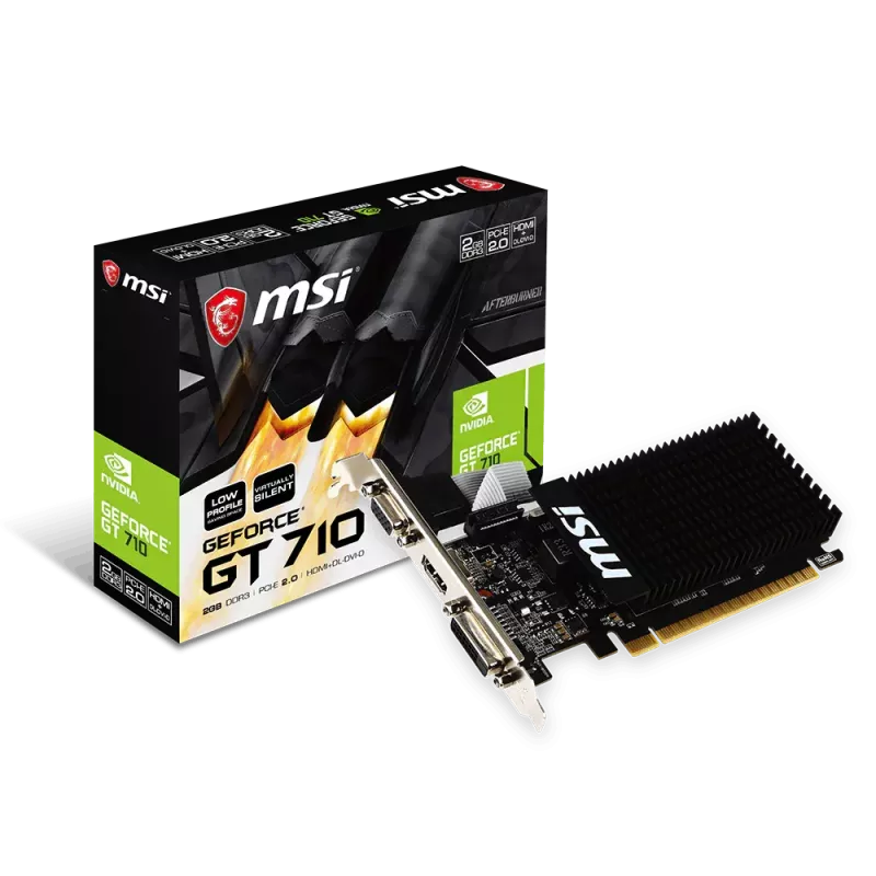 Carte graphique MSI GT 710 2GD3H LP 2 Go DDR3