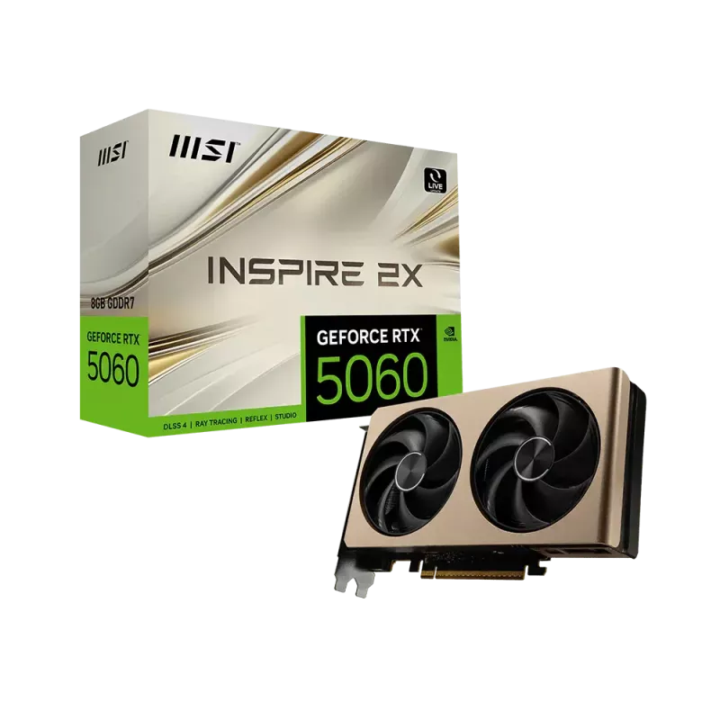 Carte graphique MSI RTX 5060 Ventus 2X OC 8 Go
