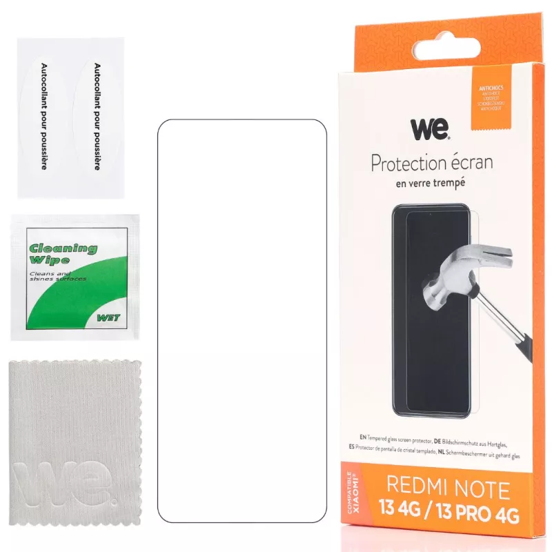 Verre trempé We WE009 Redmi Note 13/13 Pro 4G