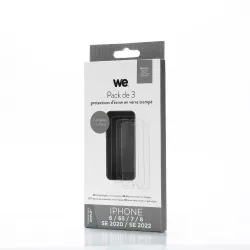 Verre trempé WE WEBUNDLEVTISE22 x3 iPhone 7/8/SE