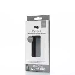 Pack 3 verres trempés WE iPhone 12/12 Pro