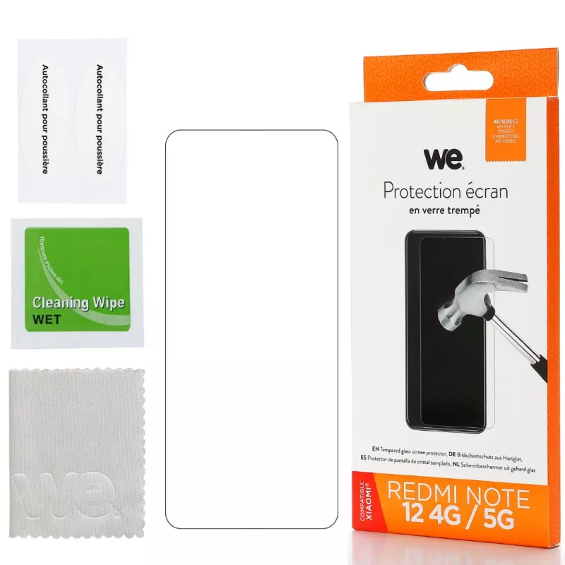 Verre trempé WE Redmi Note 12 4G