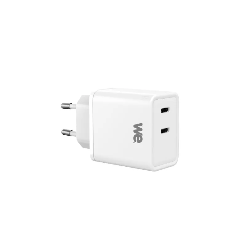 Chargeur GaN We 0-CHAGAN45W 2xUSB-C 45W