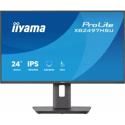 Ecran IIYAMA 24'' Ultra mince Noir IPS 1920x1080 16:9 120Hz 4ms 350cd/m  HDMI DP