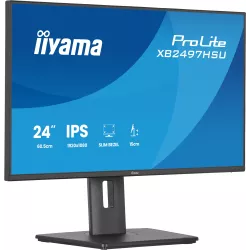 Ecran IIYAMA 24'' Ultra mince Noir IPS 1920x1080 16:9 120Hz 4ms 350cd/m  HDMI DP