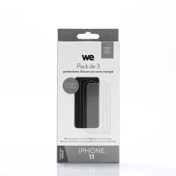 Verres trempés We PACK iPhone 11 x3