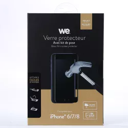 Verre trempé WE WEAPPVERI8 iPhone 6/6S/7/8/SE