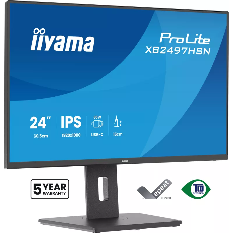 Moniteur iiyama ProLite XB2497HSN-B1 24 pouces