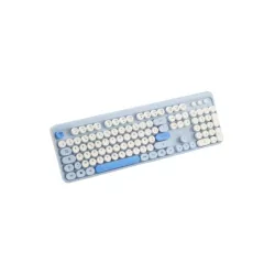Clavier+souris sans fil WEPOPCLASOUSFILBLEU Bleu