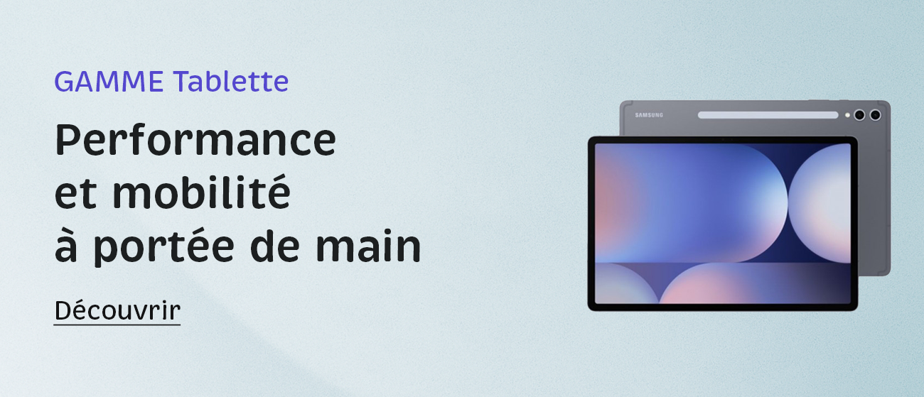 Gamme Tablette